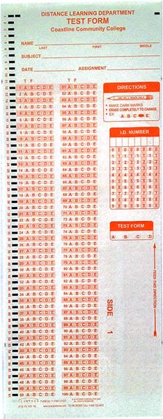 SCANTRON GPAS (COASTLINE CC)