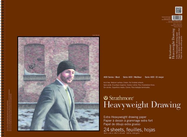 Strathmore Draw Pad Heavy Weight 400 18 x 24 24 Sheets