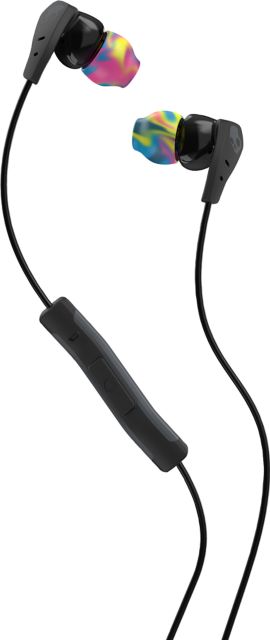 Skullcandy Method Earbud Headphones with Mic - Black/Swirl