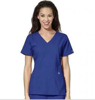 Women's V-Neck Scrub Top Galaxy M