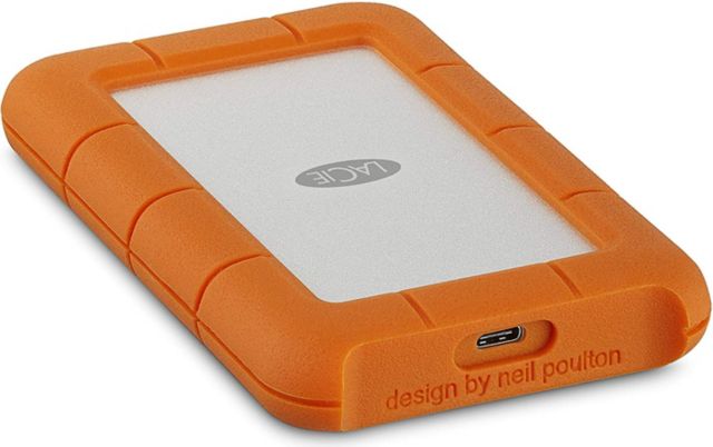 LaCie Rugged 4TB USB C Orange - ONLINE ONLY