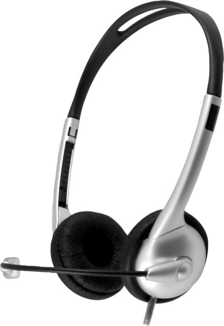 Hamilton Buhl MACH-1 Multimedia On-Ear USB Headset w/Gooseneck Mic and In-Line Volume, Gray - ONLINE ONLY