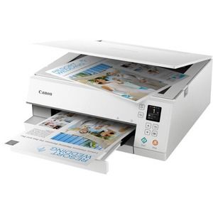 Canon PIXMA TS TS6320 White Inkjet Multifunction Color Printer - ONLINE ONLY