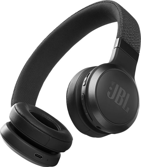 JBL Live 460NC Wireless Noise Cancelling On-Ear Headphones, Black