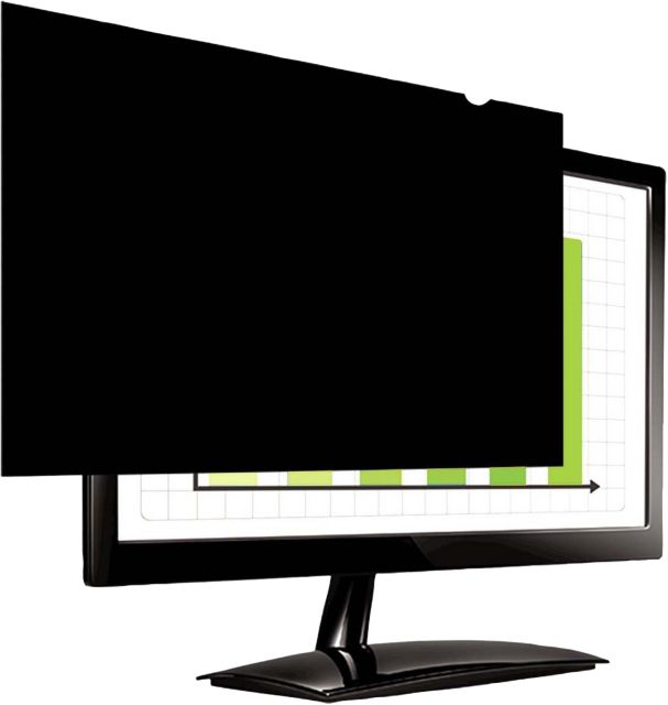 Fellowes PrivaScreen Wide Blackout Privacy Filter, 21.5in, Clear - ONLINE ONLY