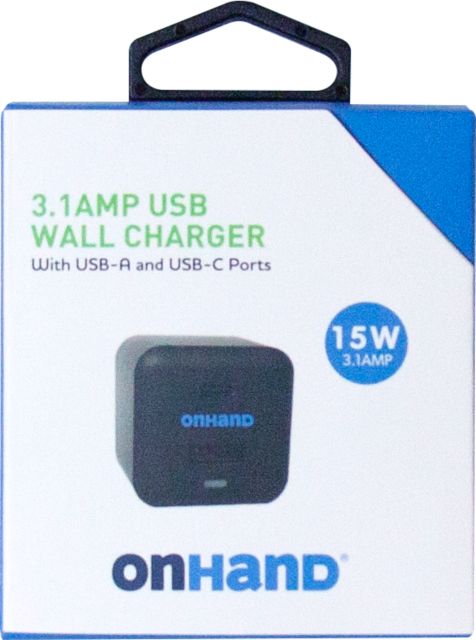 ONHAND WLL CHRG USB-A&USB-C
