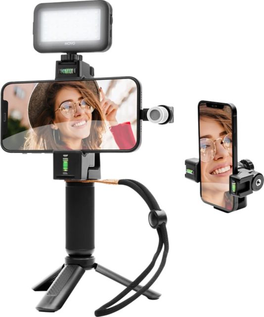 iVlog Starter Kit Vlogging Bundle w/ Lightning Mic, Black - ONLINE ONLY
