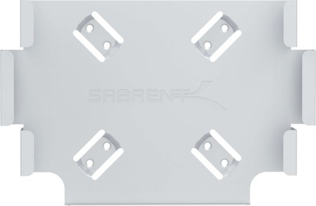Sabrent BK-MACM CPU Mount for Mac mini - Silver MOUNT/UNDER DESK MOUNT BK-MACM -ONLINE ONLY