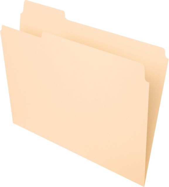 Pendaflex Essentials File Folder 8.5x11in 48Pk Wrap 3 Tab Manila - ONLINE ONLY