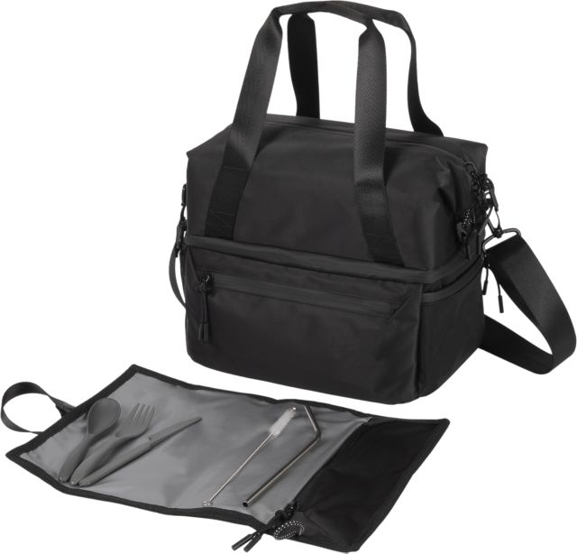 TARANA INSULATED LUNCH BAG--BLACK