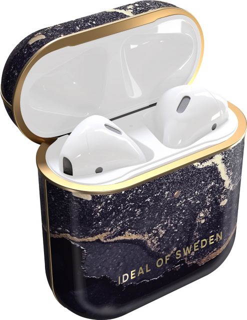IDEAL OF SWEDEN Printed AirPod Case, AirPod 1/2, Golden Twilight Marble