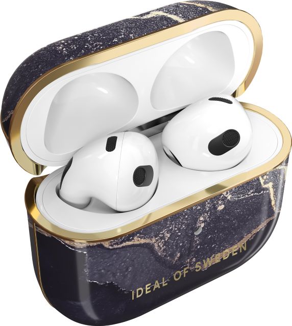IDEAL OF SWEDEN Printed AirPod Case, AirPod 3, Golden Twilight Marble