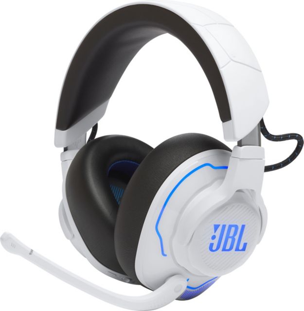 JBL QNTM 910P Gaming Headset, White/Blue