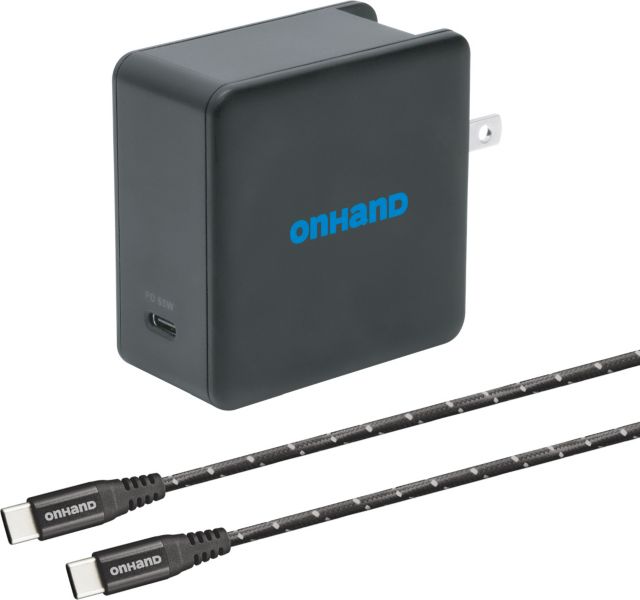 ONHAND UNIV LPTP CHRGR 65W BLK