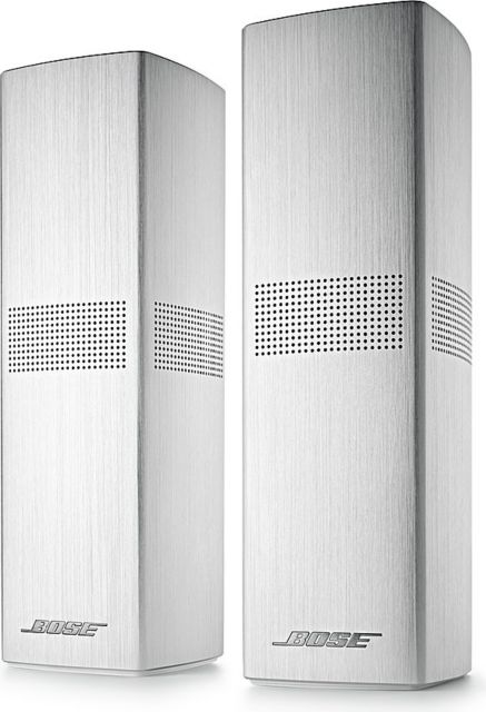 Bose Surround Speakers 700 120-Watt Wireless Satellite Bookshelf Speakers (Pair) (White)