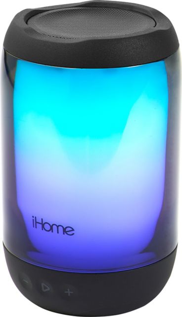 iHome PLAYGLOW+ Waterproof Bluetooth Speaker with Mega Battery, Black