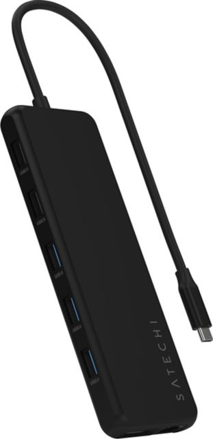 Satechi 13-in-1 USB-C Triple Display Multiport Adapter, Black