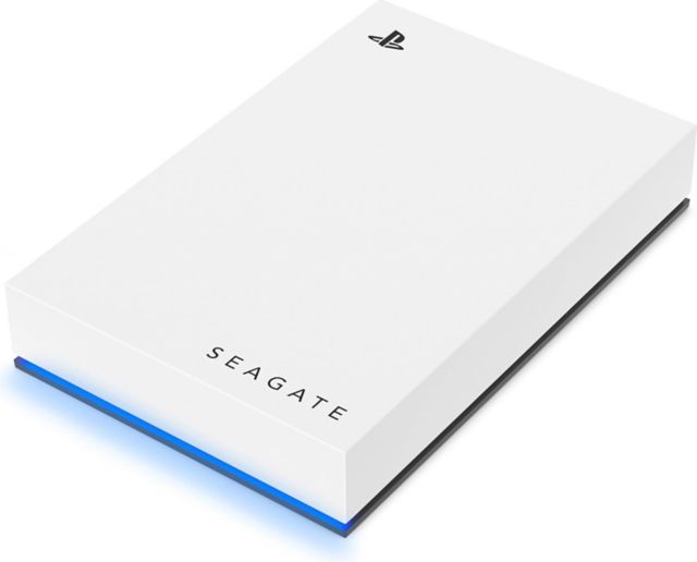 Seagate Game Drive for PlayStation Consoles 5TB External Hard Drive (White) - ONLINE ONLY