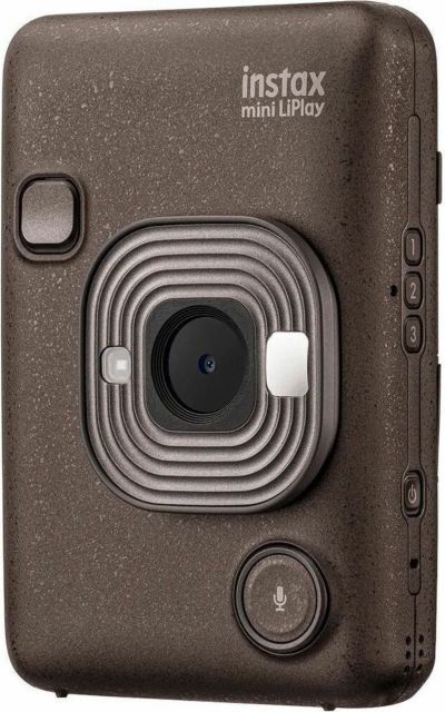 FUJI Instax LiPlay Hybrid Camera and Printer in Deep Bronze