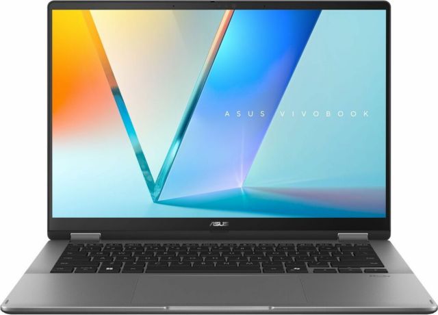 VivoBook 14 Flip 14'' Touch 2n1 Laptop Copilot+ PC - Ultra5 16GB 512GB W11H, Matte Gray