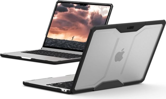 UAG Plyo Series MacBook Air 13'' (M2/M3) (2022-2024) Case - Ice/Black