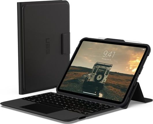 UAG Keyboard/Cover Case for 10.9'' Apple iPad (10th Generation) Tablet - Black, Ash
