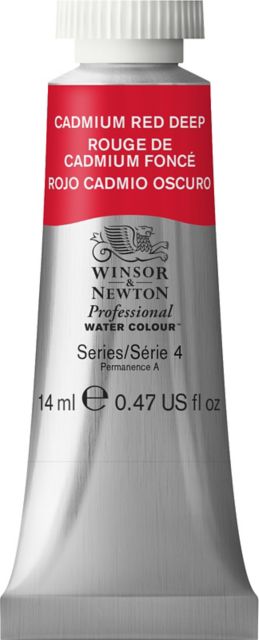 Professional Watercolor 14mL Cadmium Red Deep
