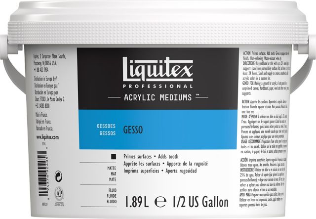 LIQUITEX GESSO 1/2 GALLON