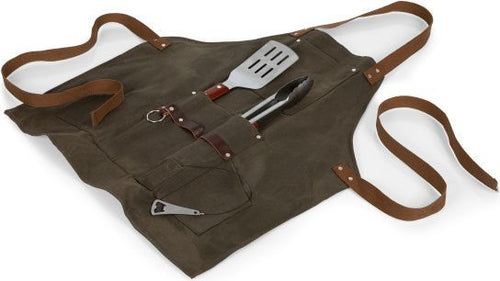 BBQ Apron with Tools and Bottle Opener