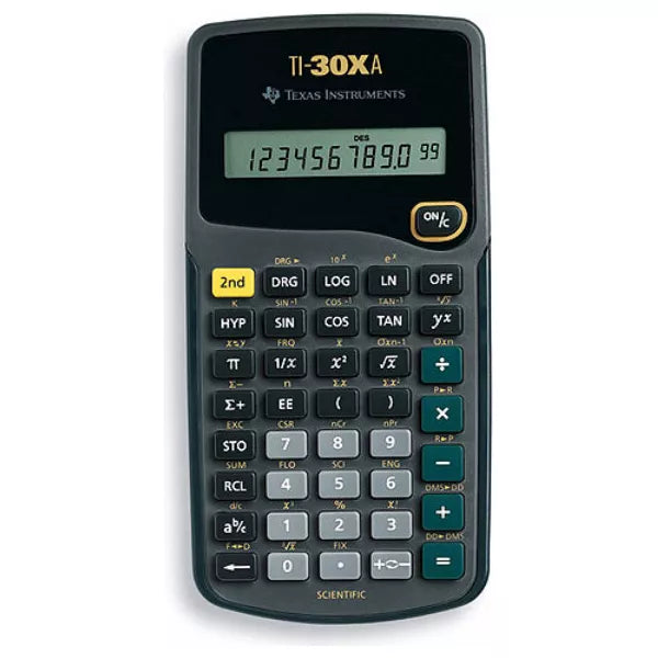 CALC TI30XA SCIENTIF/STAT FRAC