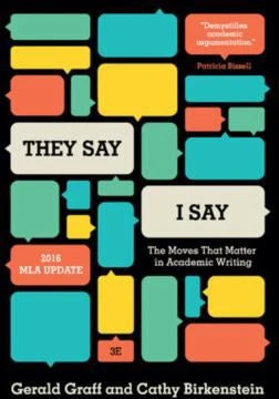 They Say/I Say (w/2016 MLA Upd) (BkBlack)