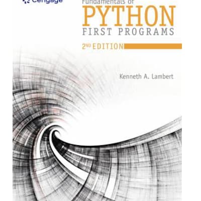 Fund of Python: First Programs