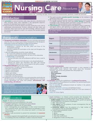 NURSING CARE PROCEDURES