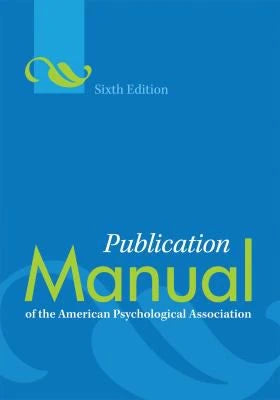 Publication Manual of APA (Spiral Bound)