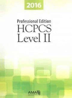 HCPCS 2016 Level II Professional Edition