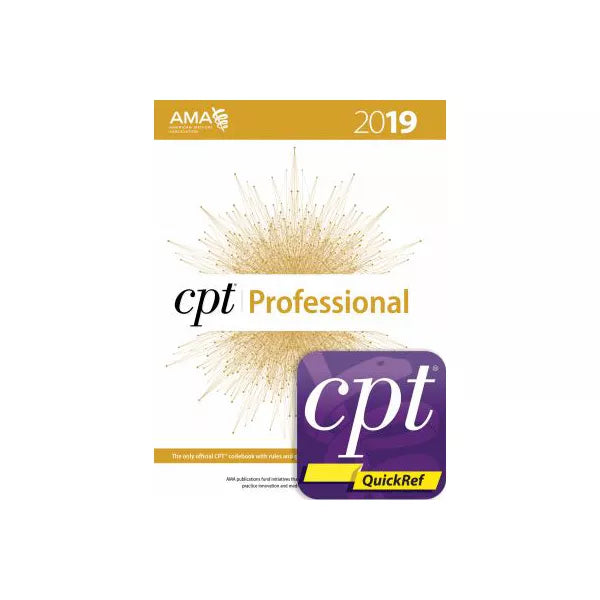 CPT 2019 Professional Codebook &amp; CPT QuickRef App Package