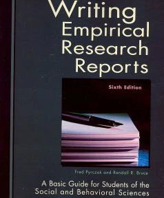Writing Empirical Research Reports