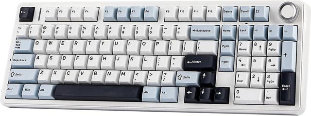 AULA F99Pro 95% Wireless Mechanical Keyboard - Blue/White - ONLINE ONLY